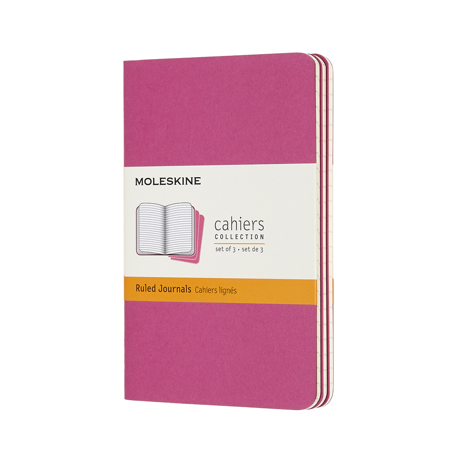 

Записник Moleskine Cahier кишеньковий / Лінійка Кінетичний Рожевий (8058647629643)