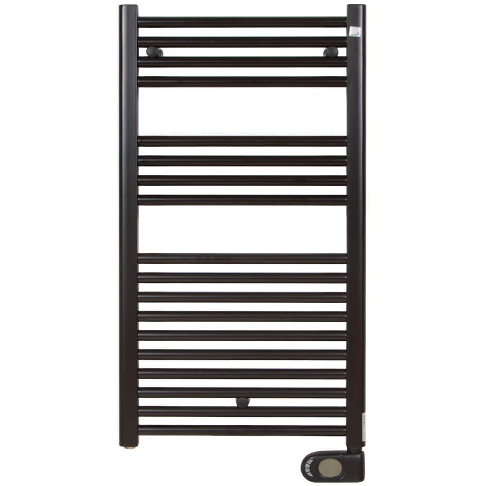 

Электрический полотенцесушитель Zehnder Aura 906x500 с/п 500 Вт черный матовый