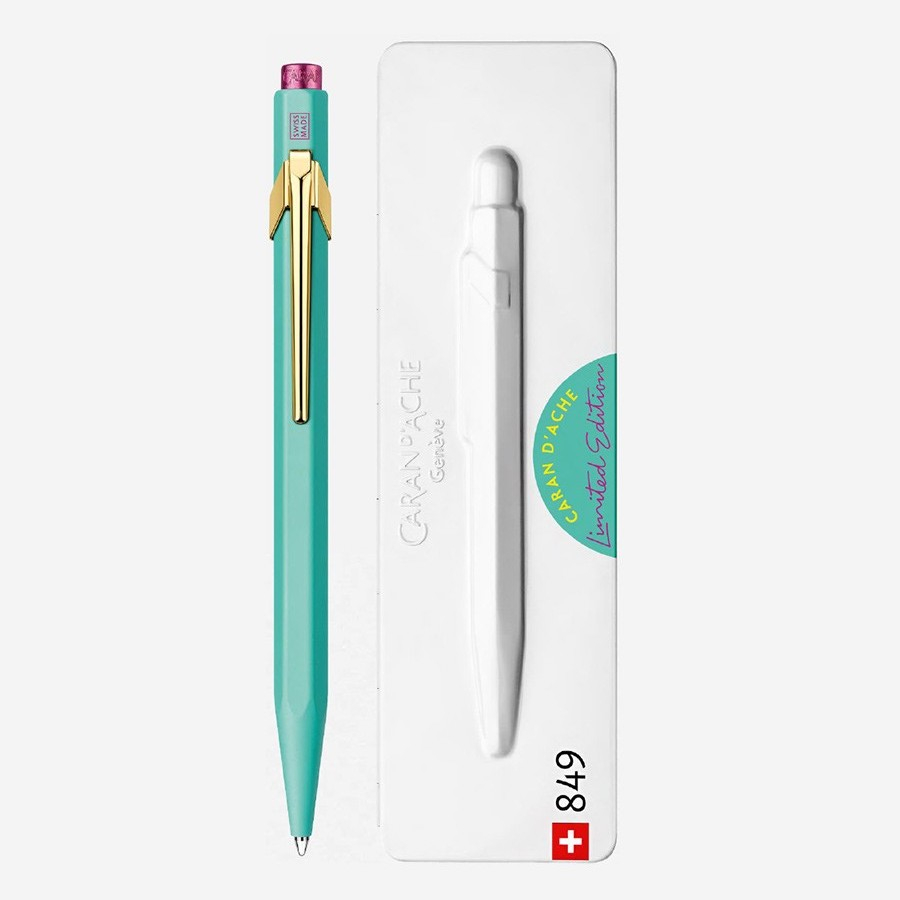 

Ручка Caran d'Ache 849 Claim Your Style Бірюзова + box (7630002340762)
