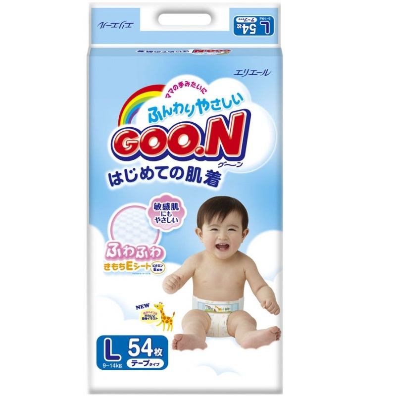 

Подгузники L 54шт Goo.N (4902011747607) (753709)