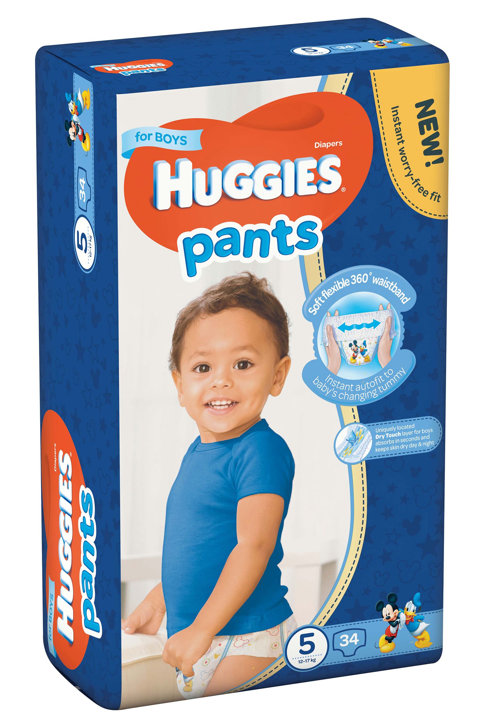 

Подгузники-трусики 5 34шт Huggies (5029053564289) (564289)
