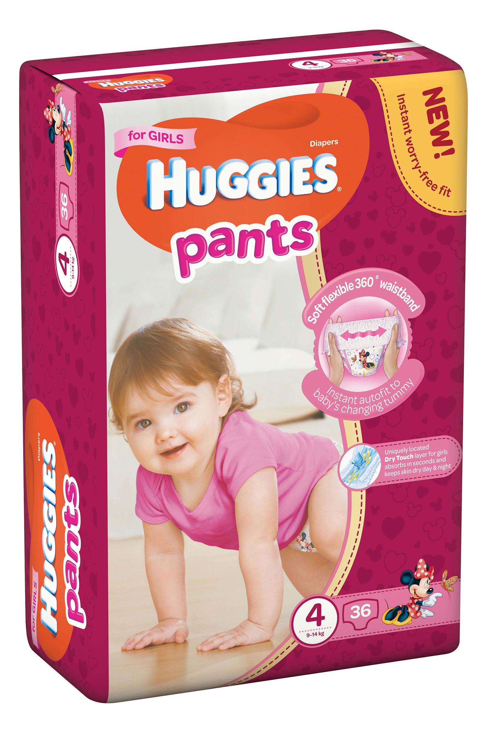 

Подгузники-трусики 4 36шт Huggies (5029053564258) (564258)