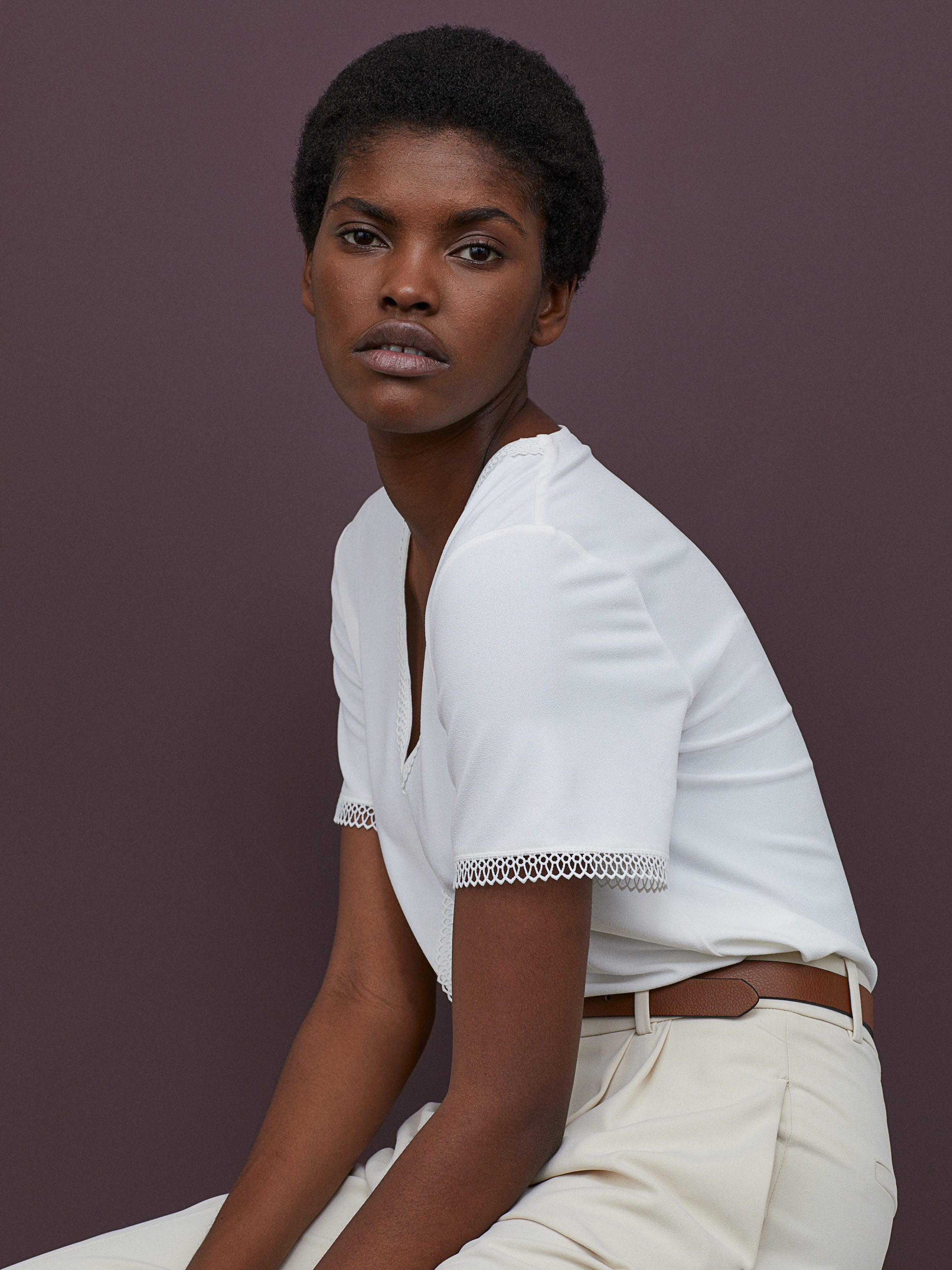 

Блузка H&M 12-0839900-001  Белая (СА2000001892763, Блузка H&M 12-0839900-001 L Белая (СА2000001892763)