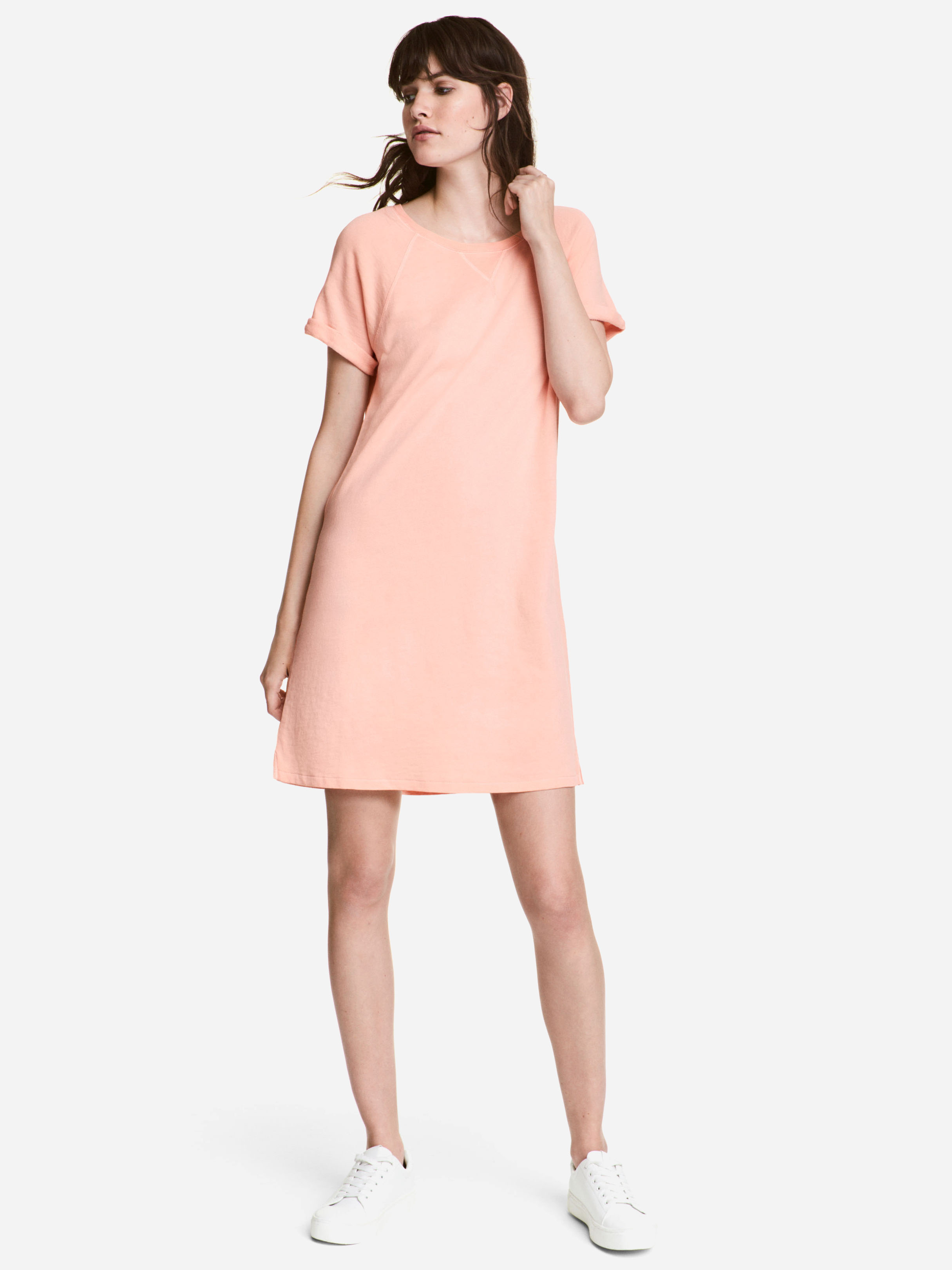 

Платье H&M 0544310-6  Персиковое (СА2000001892589, Платье H&M 0544310-6 S Персиковое (СА2000001892589)