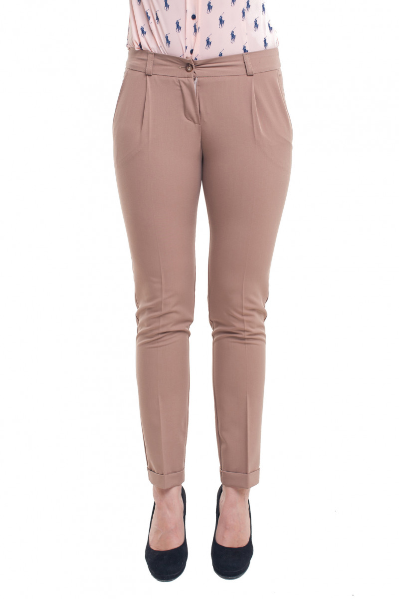 

Брюки женские LadyLike 82520086 36 бежевые