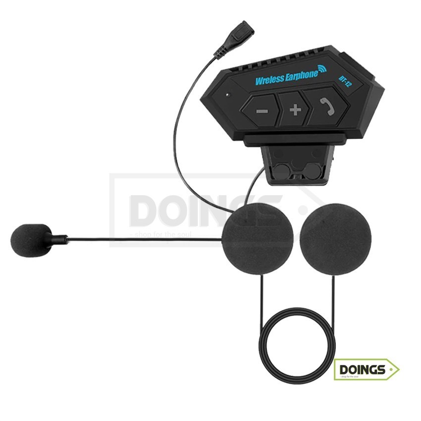 

Мотогарнитура Bluetooth BT12 Fix - Hands-Free / Stereo / 500mAh / IP67. Гарантия 6 мес.