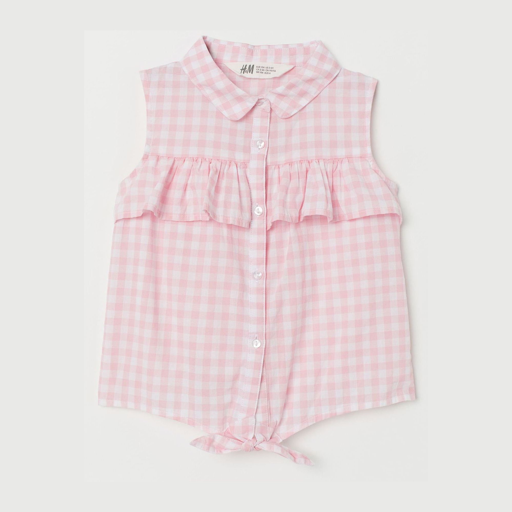 

Блуза H&M 1902-7106039 98 см Розовая клетка (hm02981473013)