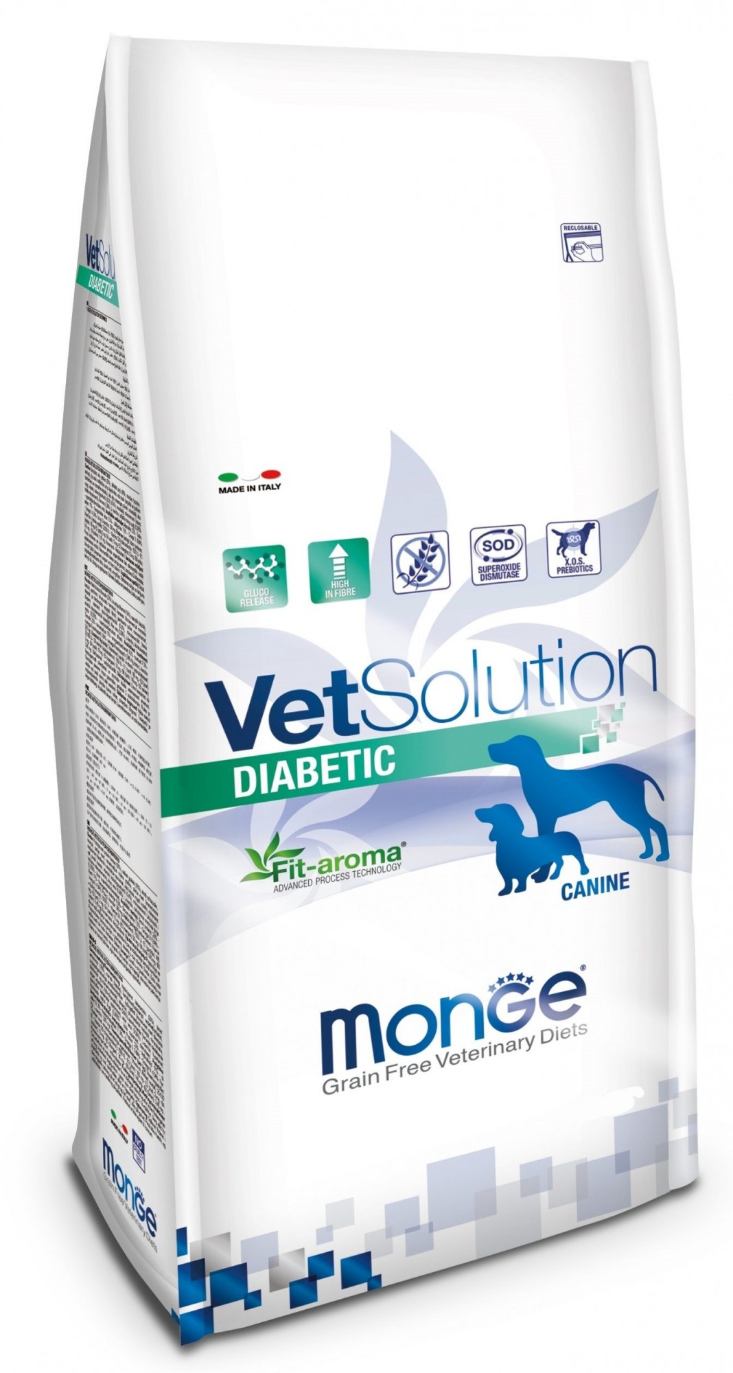 

Сухой корм для собак всех пород Monge VetSolution Dog Diabetic 2кг (70081276)