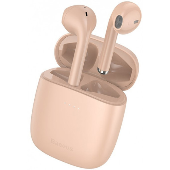 

Беспроводные Bluetooth наушники Baseus Encok W04 Pro TWS (Розовый)