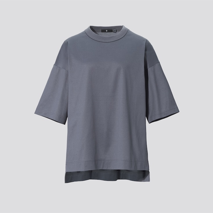 

Футболка Uniqlo оверсайз J+  темно серая, Футболка Uniqlo оверсайз J+ XS темно серая