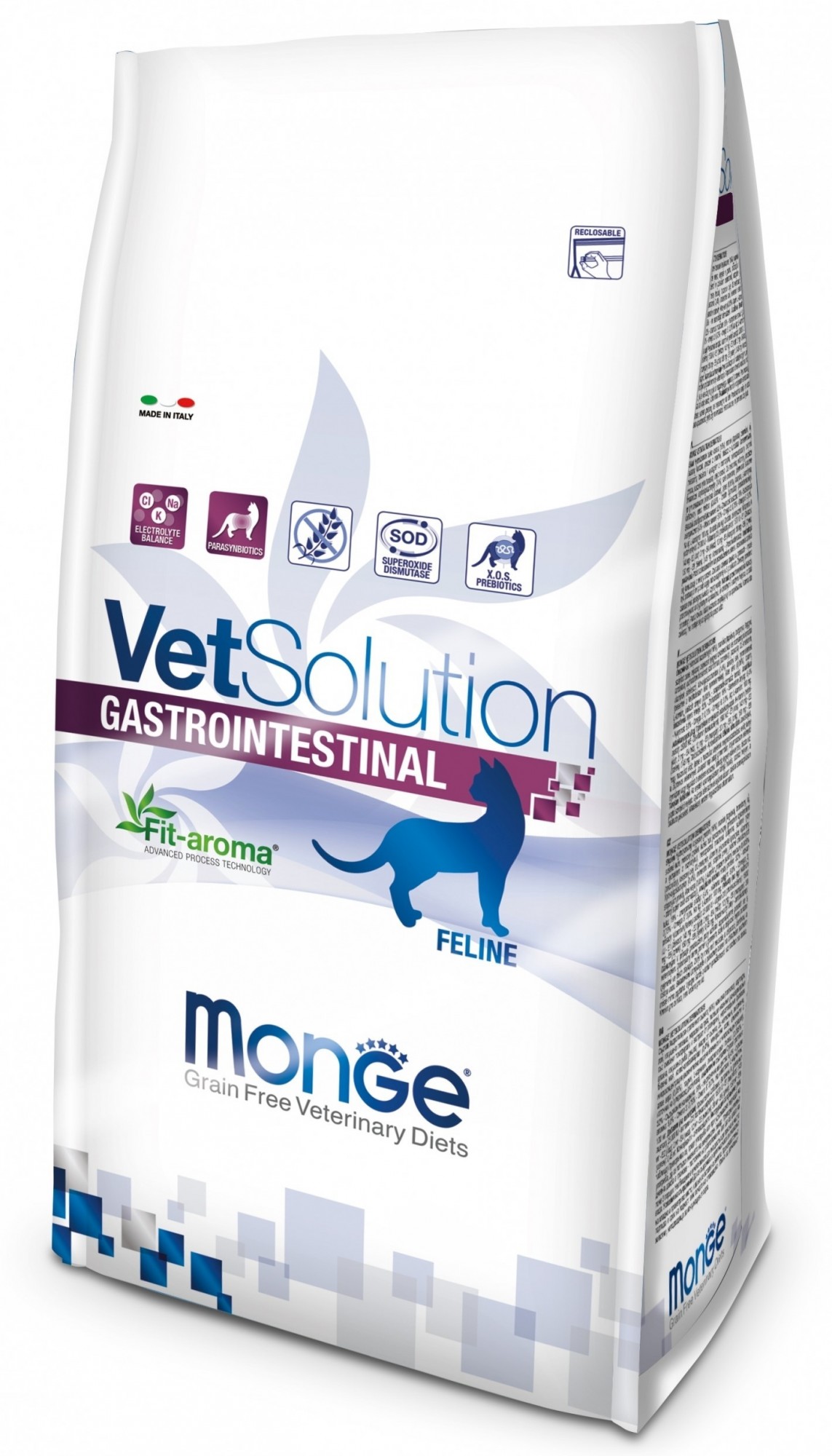 

Сухой корм для кошек Monge VetSolution Cat Gastrointestinal 0,4кг (70081504)