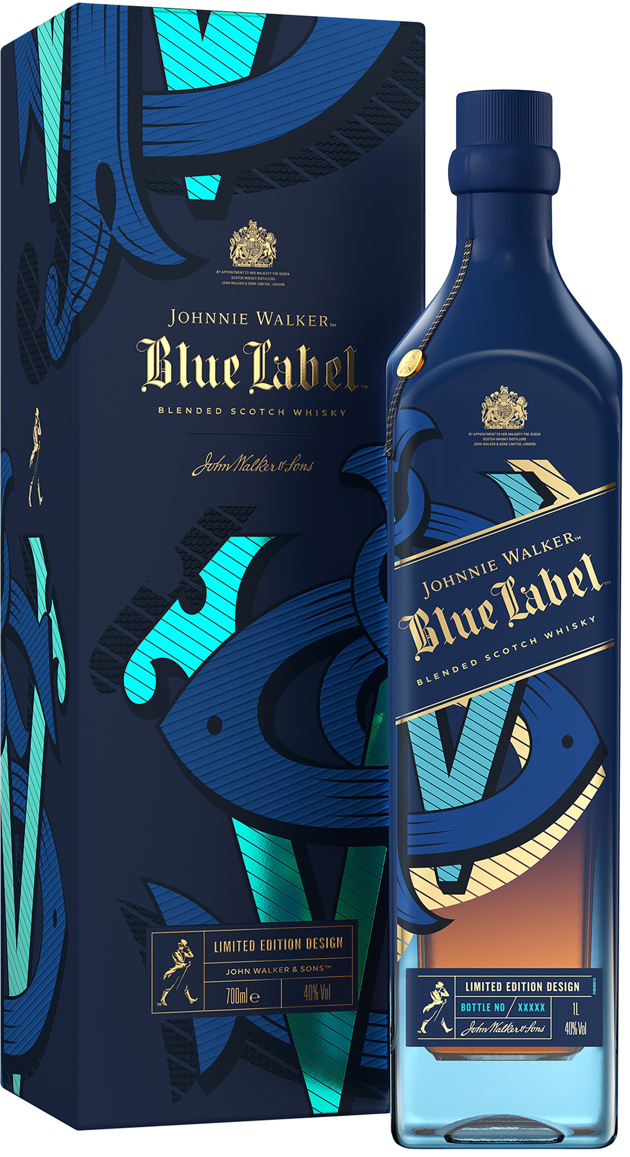 Виски Johnnie Walker "Blue label" Icon 0.7 л 40% (5000267187204)