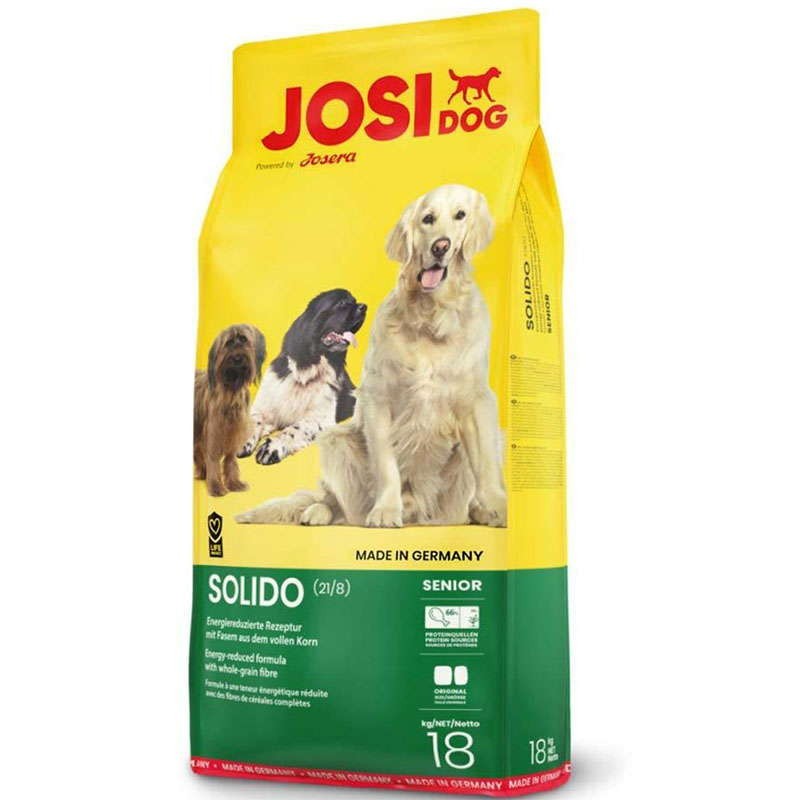 

Сухой корм для пожилых и неактивных собак JosiDog Solido 18кг