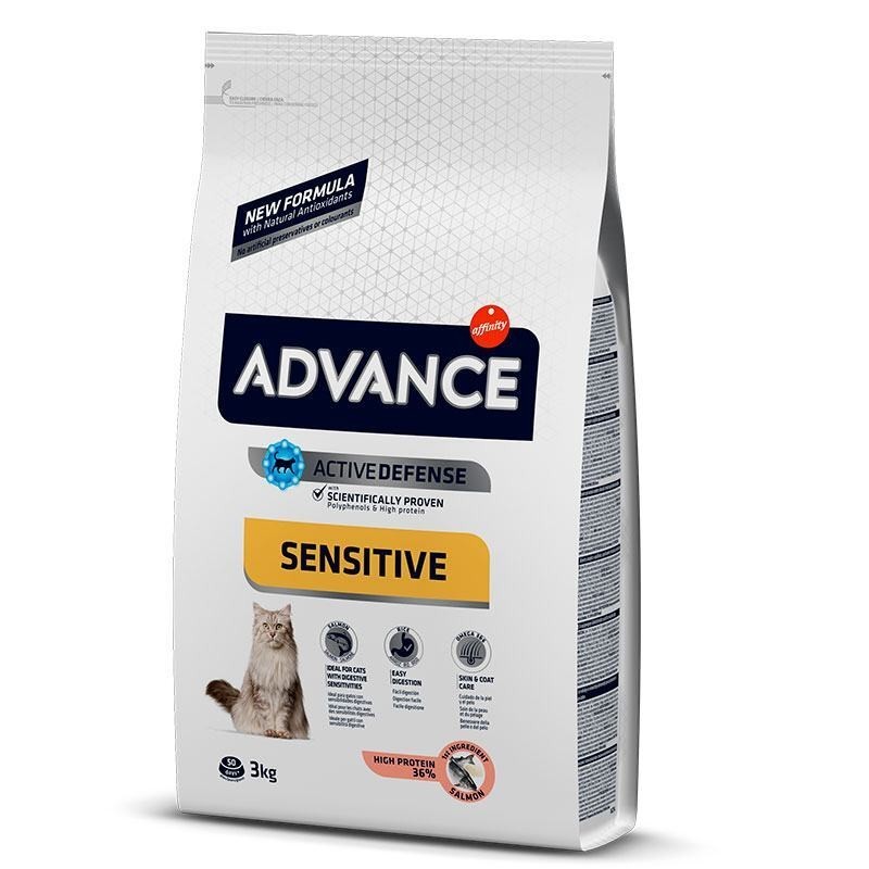 

Сухой корм для котов Advance Cat Sensitive Salmon & Rice 10кг