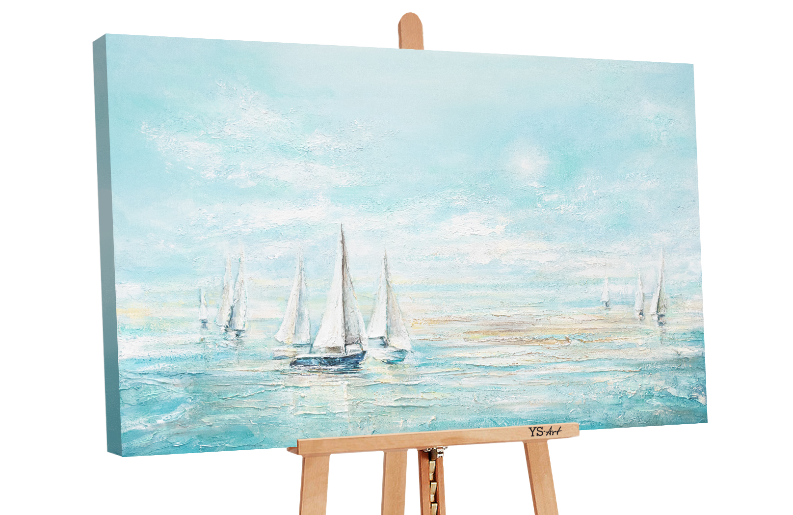 

Картина ручной работы YS Art «Морская лазурь», 120×80 см