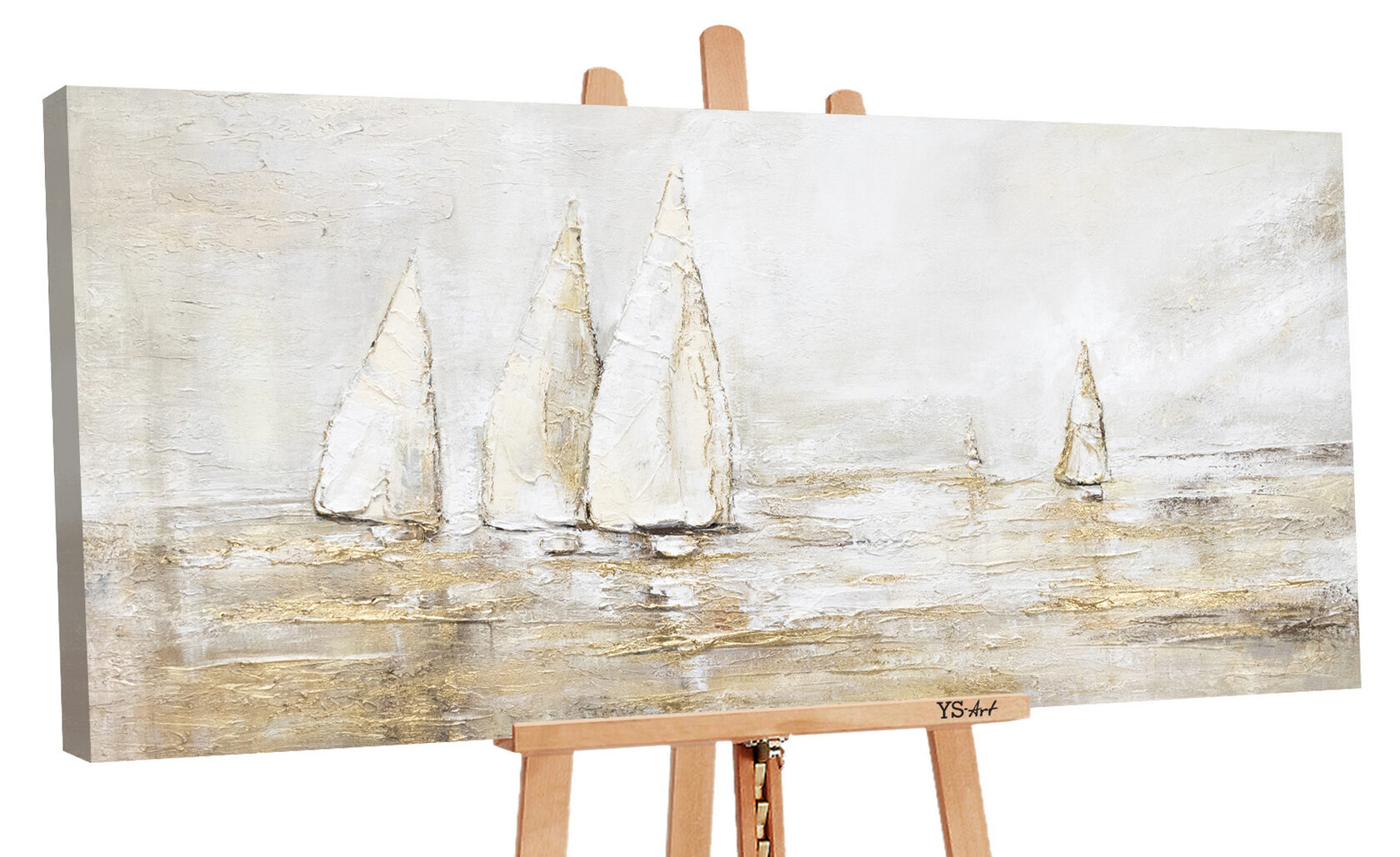 

Картина ручной работы YS Art «Солнечные блики», 140×70 см