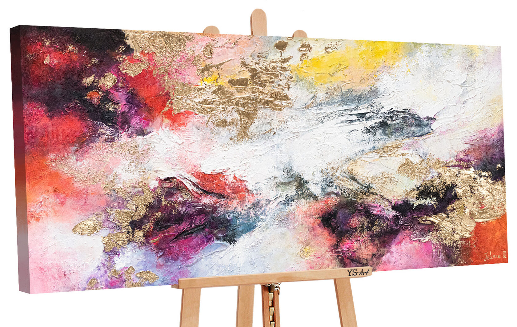 

Картина ручной работы YS Art «Яркий сад», 120×60 см