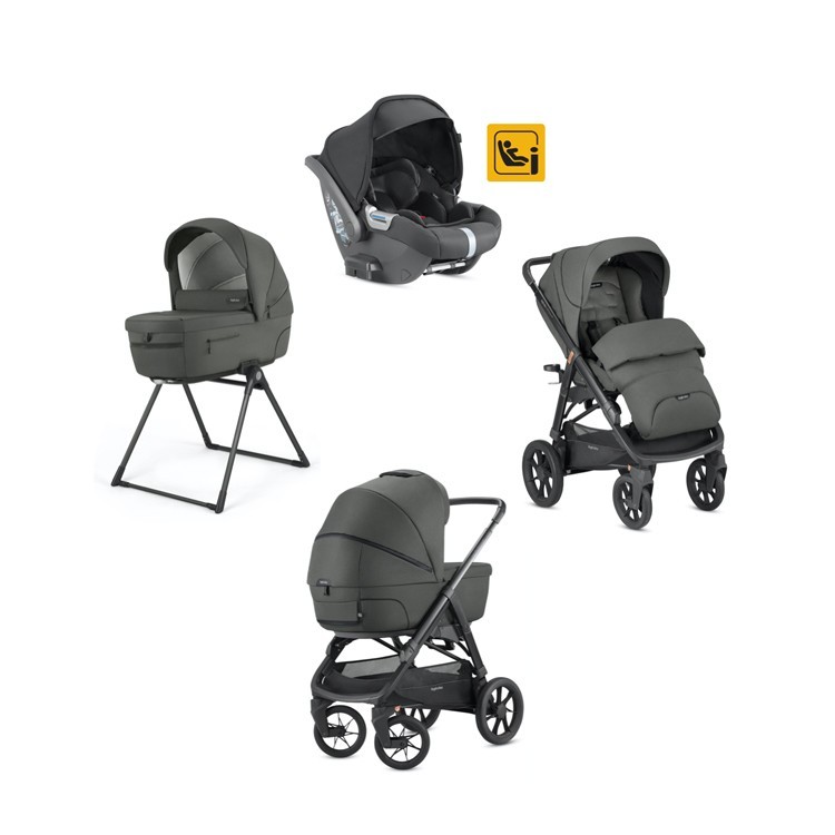 

Детская универсальная коляска 3 в 1 Inglesina Aptica XT (автокресло Darwin i-Size) Charcoal Grey