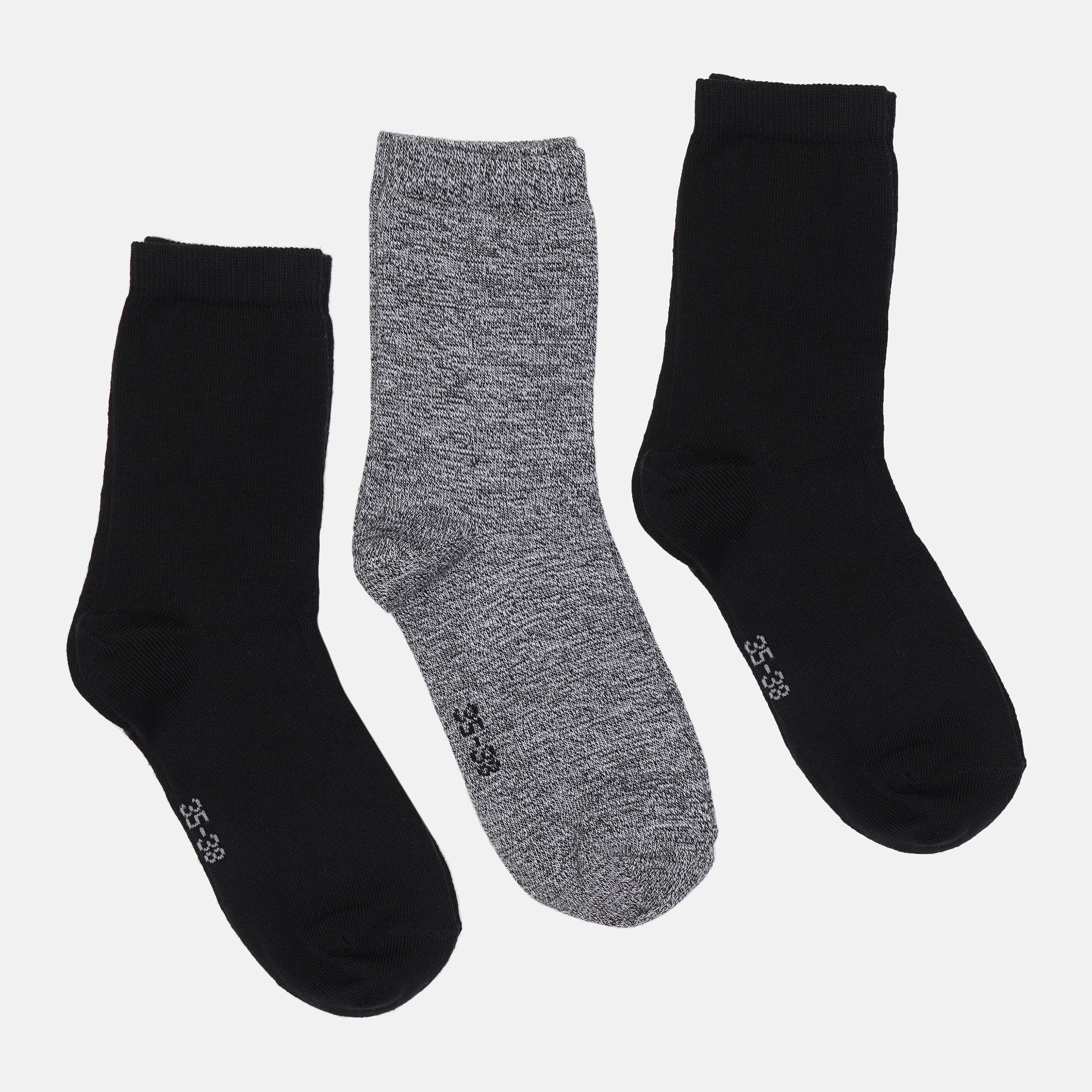 

Носки (3 пары) C&A   черный, серый 3009658774, Носки (3 пары) C&A 35 38 черный, серый 3009658774