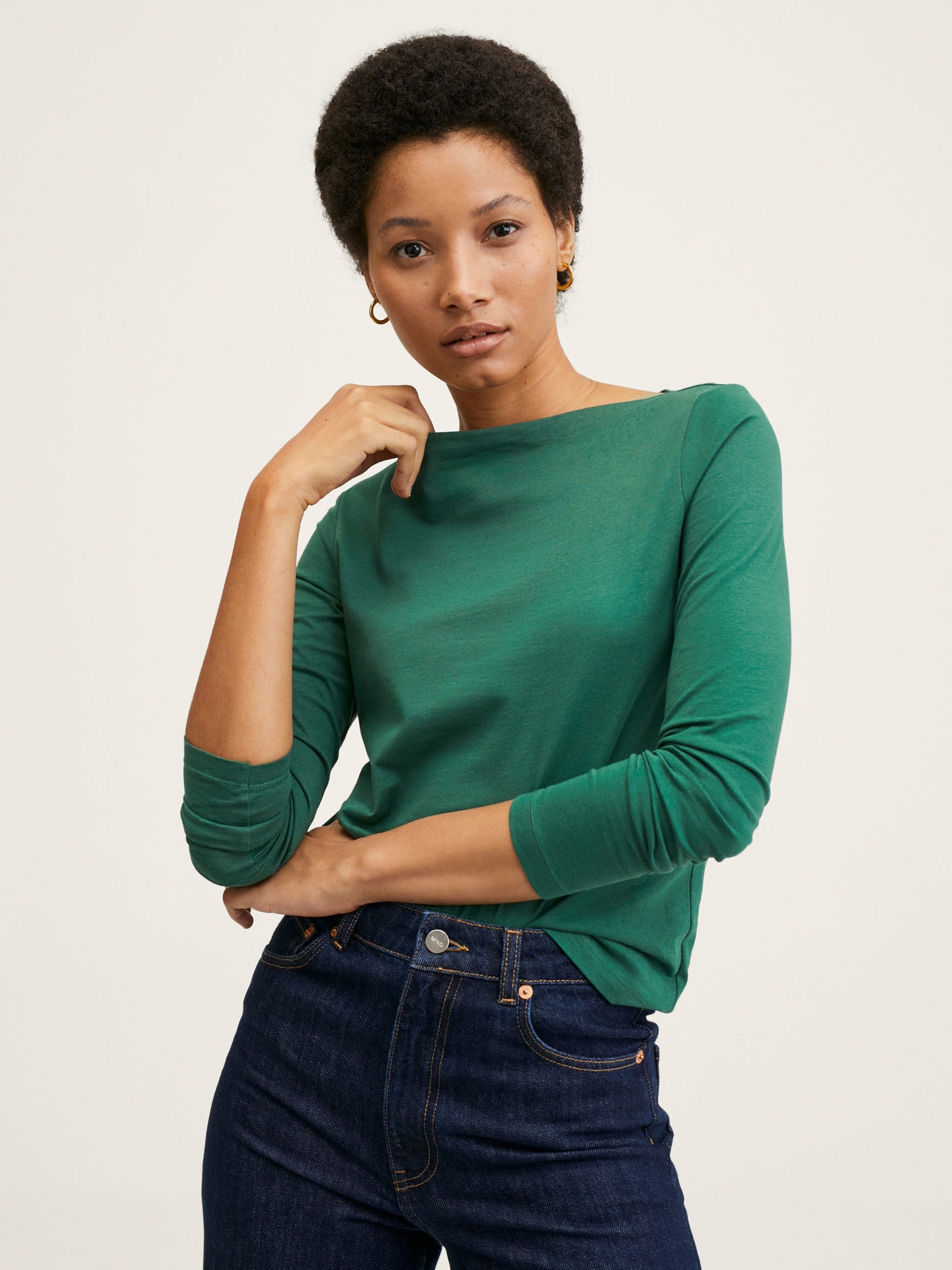 

Лонгслив Mango 27013257-49 XS