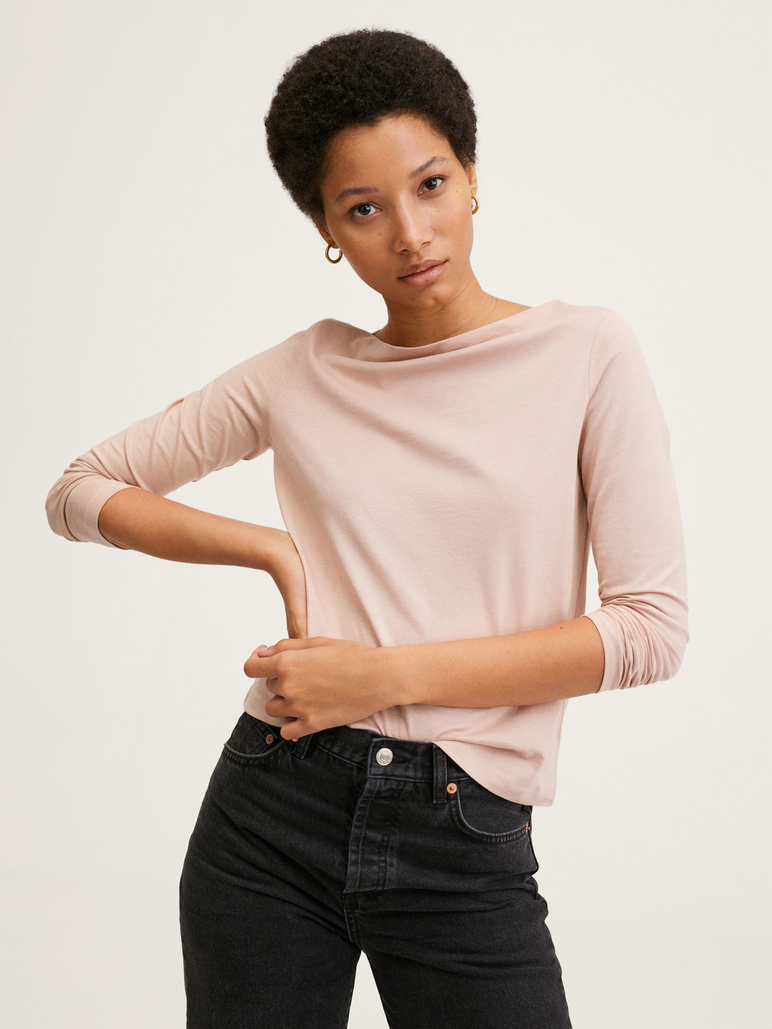 

Лонгслив Mango 27013257-81 L