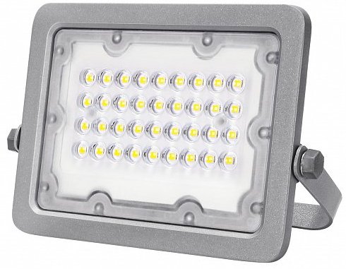 

Прожектор светодиодный Eurolamp SMD 20W 5000K серый с радиатором (LED-FL-20)