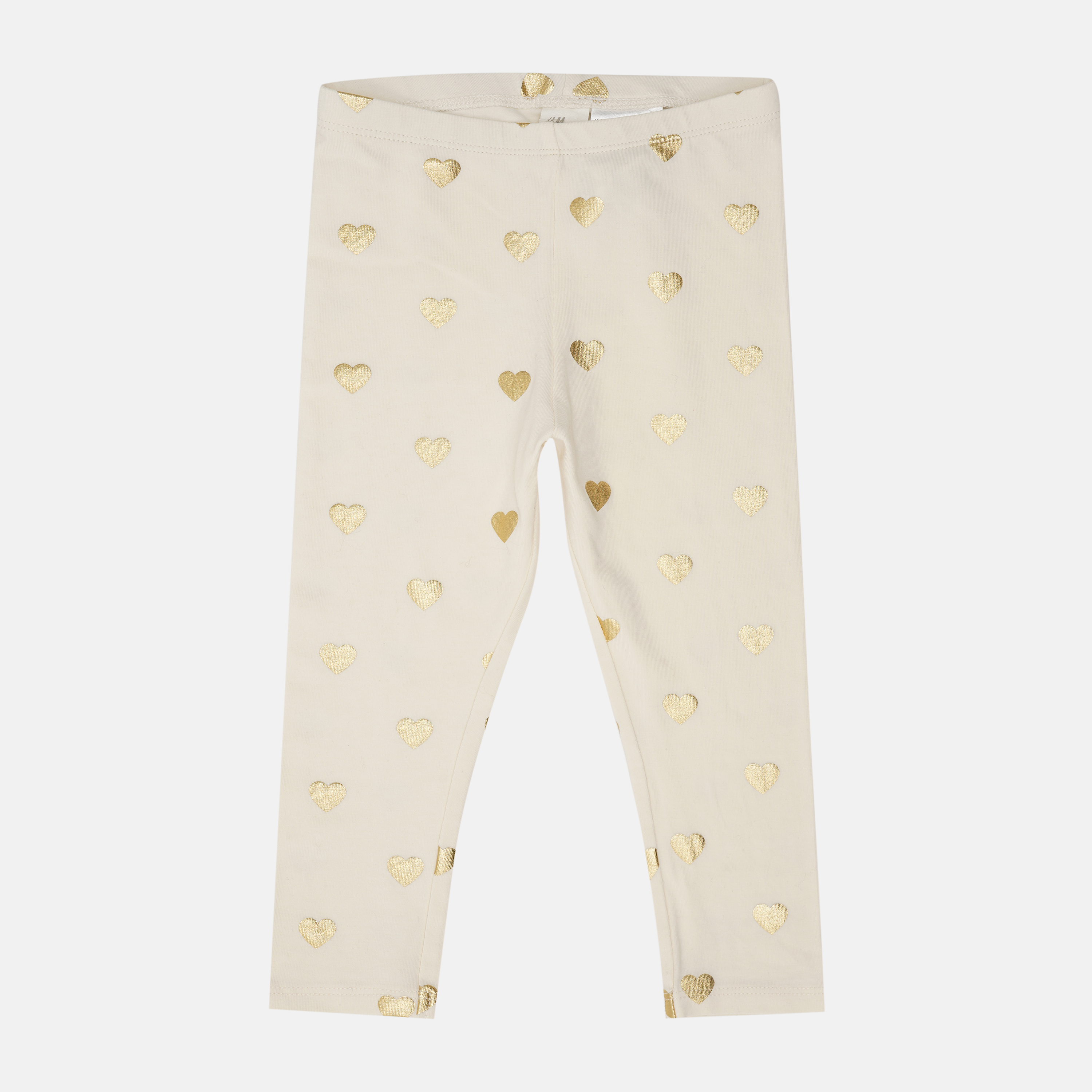 

Леггинсы H&M 92см молочный сердечки 280575918902