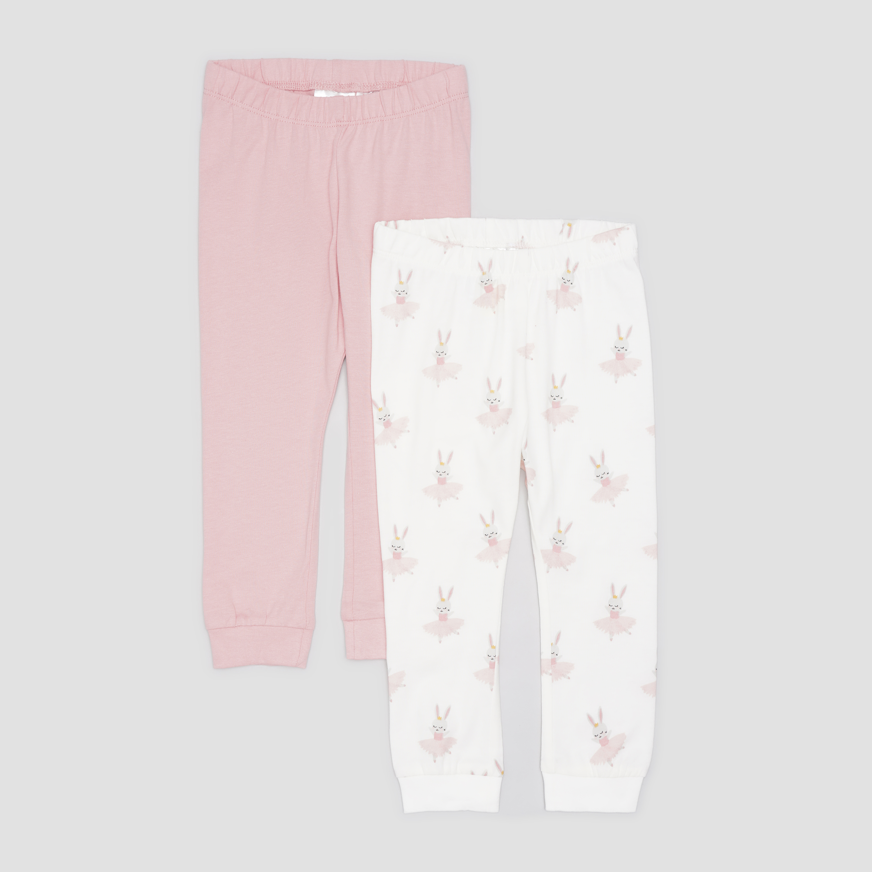 

Брюки для сна (2шт) H&M 86см молочно розовый 21108658772