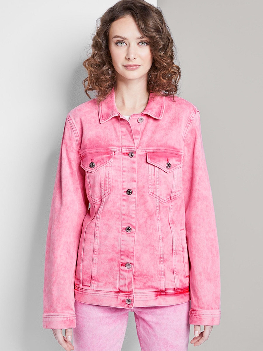 

Джинсовая куртка Tom Tailor tm03100116  Розовая, Джинсовая куртка Tom Tailor tm03100116 XS Розовая