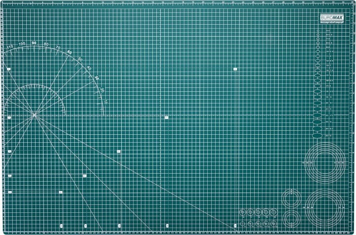 

Коврик BUROMAX самовосстанавливающийся для резки А2 трехслойный (BM.6502)