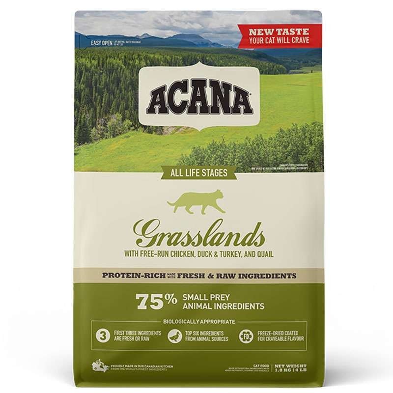 

Сухой корм для котят и кошек Acana Grasslands Cat 1,8кг