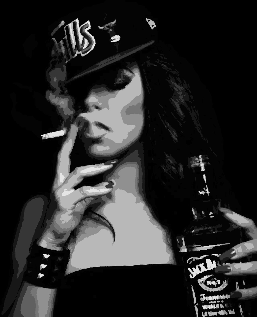 

Картины по номерам Artissimo Вечеринка с Jack Daniels 50*60 см