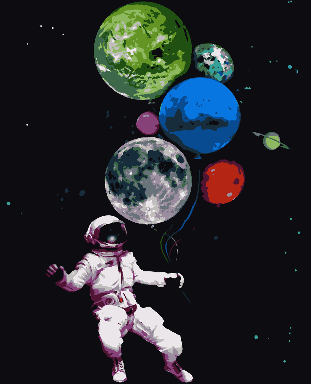 

Картины по номерам Artissimo Моя Вселенная 50*60 см