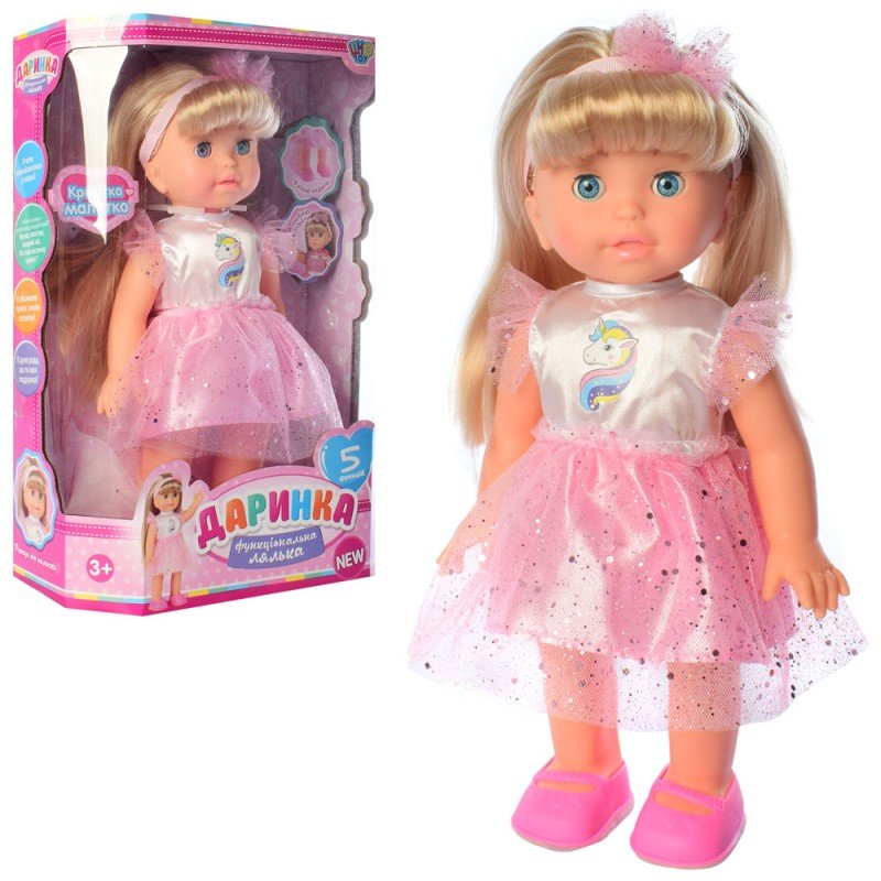 

Лялька LimoToy M 4278 UA Даринка ходить реагує на хлопок музична (bc-345701)