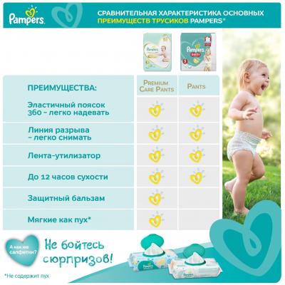 

Підгузник Pampers трусики Pants Extra large Розмір 6 15 кг 44 шт (bc-344673)