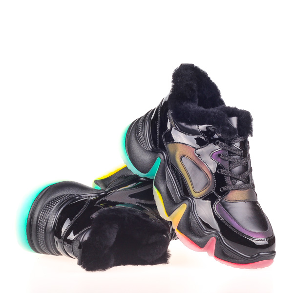 

Женские кроссовки зима Allshoes 156290 Черный р.37
