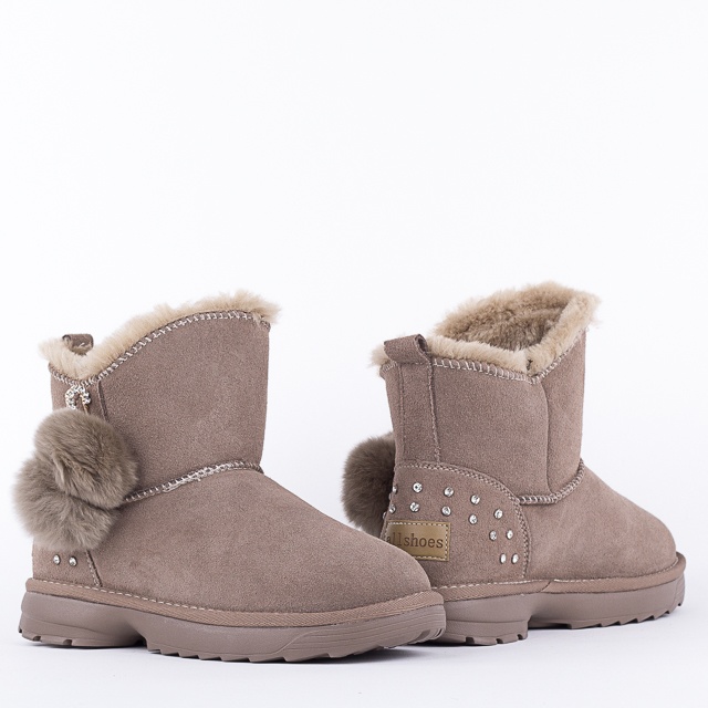 

Женские угги зима Allshoes 148111 Бежевый р.38