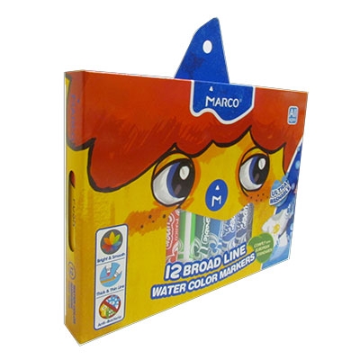 

Фломастеры 12 цветов Marco Super Washable 1632-12