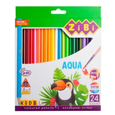

Карандаши цветные Акварель, 24 шт., KIDS LINE ZB.2476