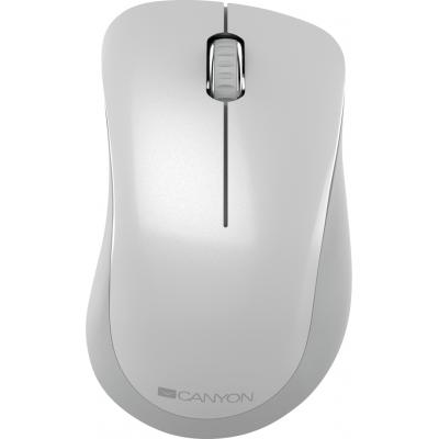 

Мышь беспроводная Canyon CNE-CMSW11PW Pearl White/Grey USB