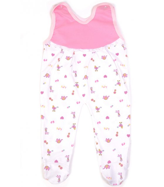 

Ползунки Selena Textile с кружевом розовые 22 р 68 см (090.61614)