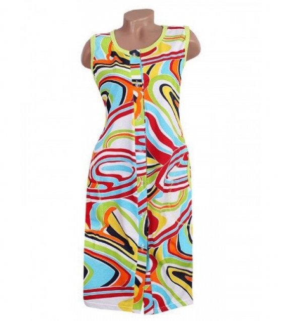 

Халат женский Selena Textile без рукава разноцветный  р (020.1600204, Халат женский Selena Textile без рукава разноцветный 46 р (020.1600204)