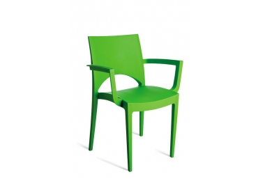 

Cтул с подлокотниками для кухни, кафе, ресторана GRANDSOLEIL Paris verde mela Париж зеленое яблоко S6614VM