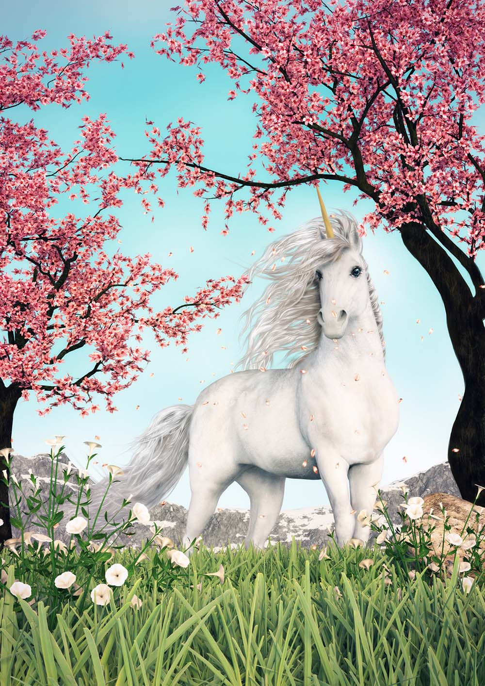 

Фотообои ArtSide Единорог (148836554) Вельвет