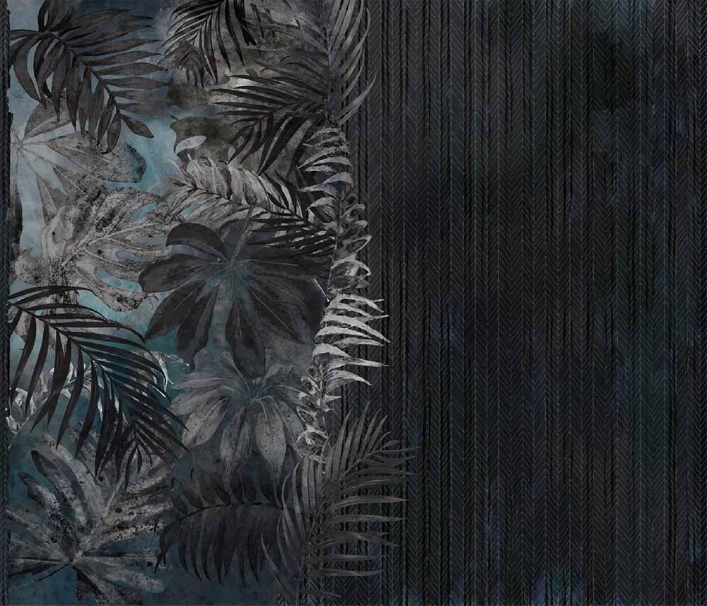 

Фотообои ArtSide Тропические листья на стене (2090320214_1) Вельвет