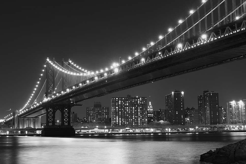 

Фотообои ArtSide Черно-белый мост (7622) Вельвет