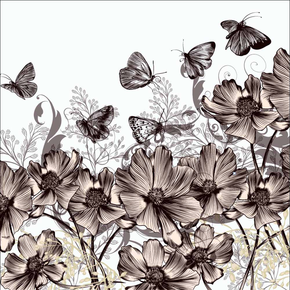 

Фотообои ArtSide Полевые цветы (1030320212) Изморозь
