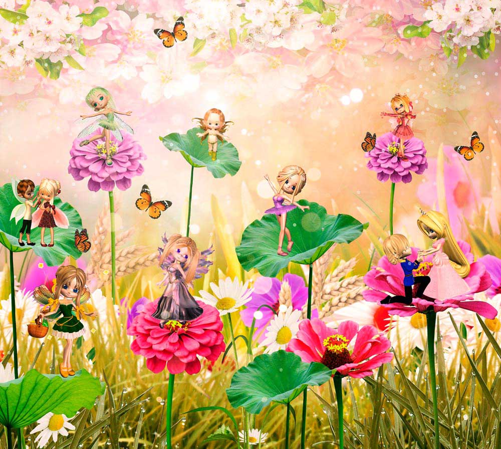 

Фотообои ArtSide Феи цветов (120052020113) Базальт