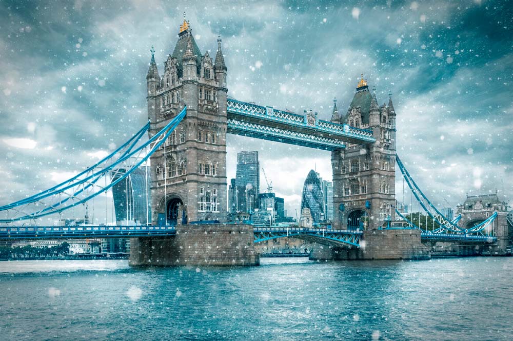 

Фотообои ArtSide Тауэрский мост зимой (515646061) Жаккард