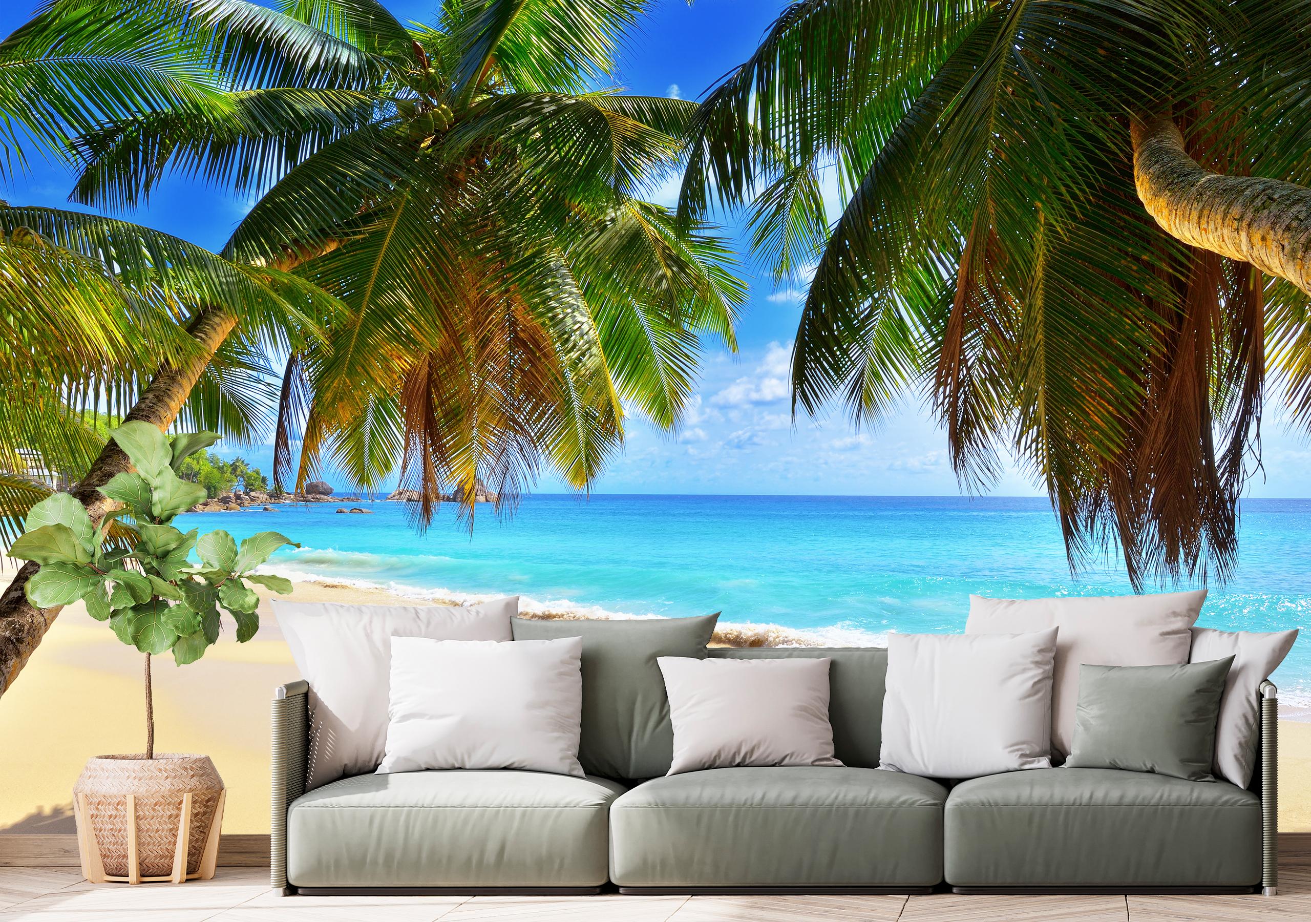 

Флизелиновые Фотообои Walldeco Райский пляж 400x260 Бриз